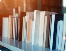 books on shelf